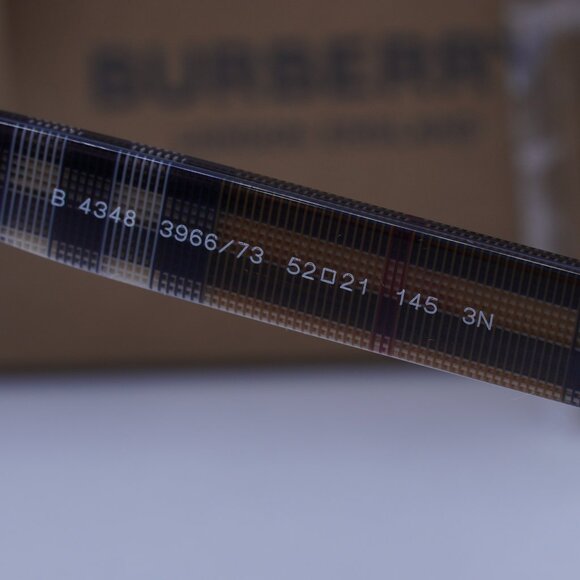 Burberry BE4348 396673 Sunglasses - Brown Check/Brown - Picture 7 of 10